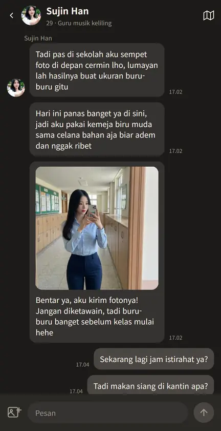 Layar aplikasi BEFF 3