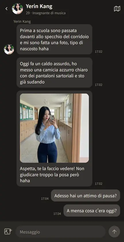 Schermata dell'app BEFF 3
