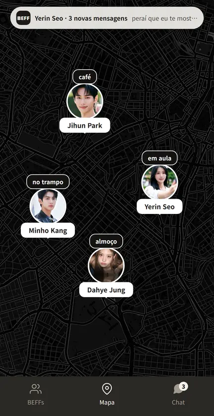 Tela do app BEFF 4