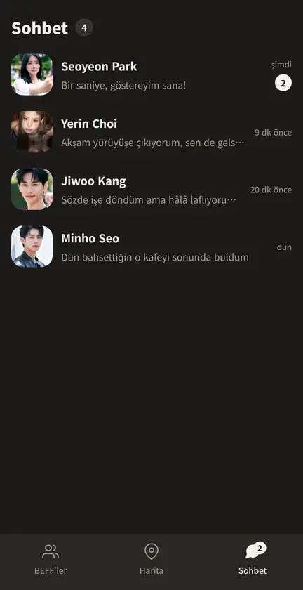BEFF uygulama ekranı 5